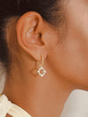Vachana - Sunshine Opal Huggie Hoop Earrings