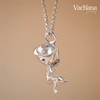 Khen-Khrok-Khuen-Phu-Khao Necklace (Rhodium Silver)