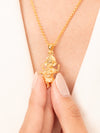 Standing Ganesha Necklace (Gold Vermeil)