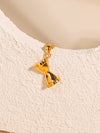 Hourglass Roman Numeral Necklace (Gold Vermeil)