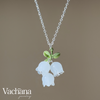 Sterling Silver 925 Lilly Of The Valley Necklace
