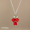 Sterling Silver 925 Lilly Of The Valley Necklace