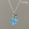 Sterling Silver 925 Lilly Of The Valley Necklace