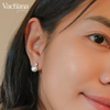 Sterling Silver Wedding Pearl Earrings