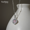 Sterling Silver Pink Opal Shimmering Jewelry Sets