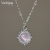 Sterling Silver Pink Opal Shimmering Jewelry Sets