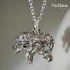 Elephant Pendant 925 Sterling Silver Necklace