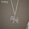 Elephant Pendant 925 Sterling Silver Necklace
