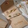 Compact Velvet Envelope Jewelry Pouch