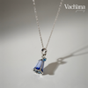 Bluebell 925 Sterling Silver Enamel Necklace