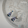 Bluebell 925 Sterling Silver Enamel Drop Earrings