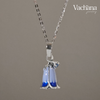 Bluebell Sterling Silver Enamel Jewelry Set