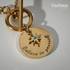 Believe In Yourself T-Bar Necklace