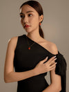 Set of Carved Botan Carnelian Earrings & Necklace