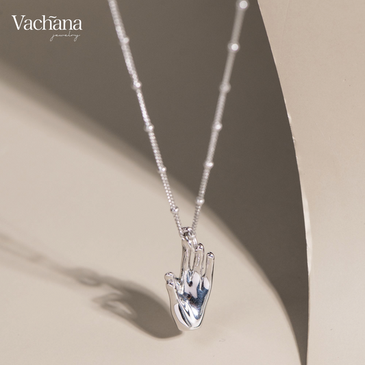 Jnana Mudra Necklace (Silver)