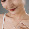 Sterling Silver 925 Lily Of The Valley Pendant Necklace