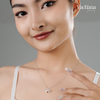 Sterling Silver 925 Lily Of The Valley Pendant Necklace