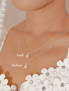 Vachana - Sterling Silver Lilly of the Valley Necklace