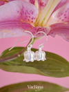 Vachana - Sterling Silver Lilly of the Valley Dangle Earrings