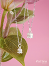 Vachana - Sterling Silver Lilly of the Valley Necklace
