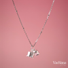 Sterling Silver 925 Lily Of The Valley Pendant Necklace