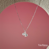 Sterling Silver 925 Lily Of The Valley Pendant Necklace