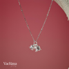 Sterling Silver 925 Lily Of The Valley Pendant Necklace