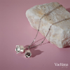 Sterling Silver 925 Lily Of The Valley Pendant Necklace