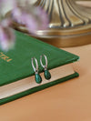 Malachite Drop of Stillness Earrings