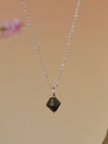 Aurora Rhombus Obsidian Necklace