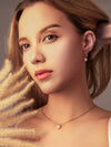 Set of Bridal Pearl Earrings & Necklace