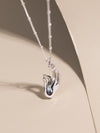 Jnana Mudra Necklace (Rhodium Silver)