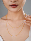 Rolo Chain or Beaded Chain Necklace (Gold Vermeil)