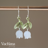 Lilly Of The Valley Sterling Silver 925 Dangle Earrings