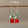 Lilly Of The Valley Sterling Silver 925 Dangle Earrings