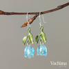 Lilly Of The Valley Sterling Silver 925 Dangle Earrings
