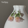 Lilly Of The Valley Sterling Silver 925 Dangle Earrings