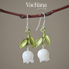 Lilly Of The Valley Sterling Silver 925 Dangle Earrings