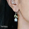Lilly Of The Valley Sterling Silver 925 Dangle Earrings