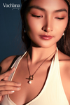 Natural Freshwater Pearl T Bar Clasp Necklace