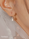 Vachana - Sterling Silver Lilly of the Valley Dangle Earrings
