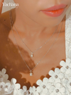 Vachana - Sterling Silver Lilly of the Valley Necklace