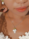 Sterling Silver 925 Lilly Of The Valley Necklace