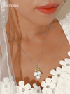 Sterling Silver 925 Lilly Of The Valley Necklace