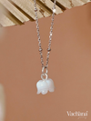 Vachana - Shell Lily Sterling Silver Necklace