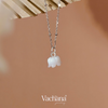 Vachana - Shell Lily Sterling Silver Necklace