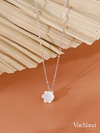 Vachana - Shell Lily Sterling Silver Necklace