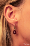 Vachana - Red Agate Faceted Pomegranate Seed Necklace and Earrings Sets
